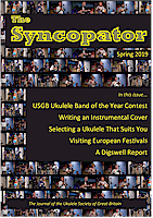 Cover image from the USGB's Syncopator magazine - Spring 2019